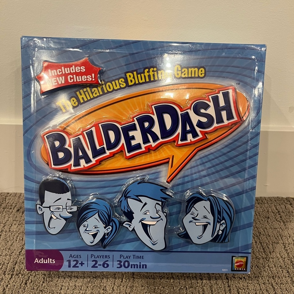 Balderdash Board Game Hilarious Bluffing Game 2009 Mattel